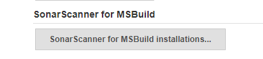SonarScannerForMSBuild