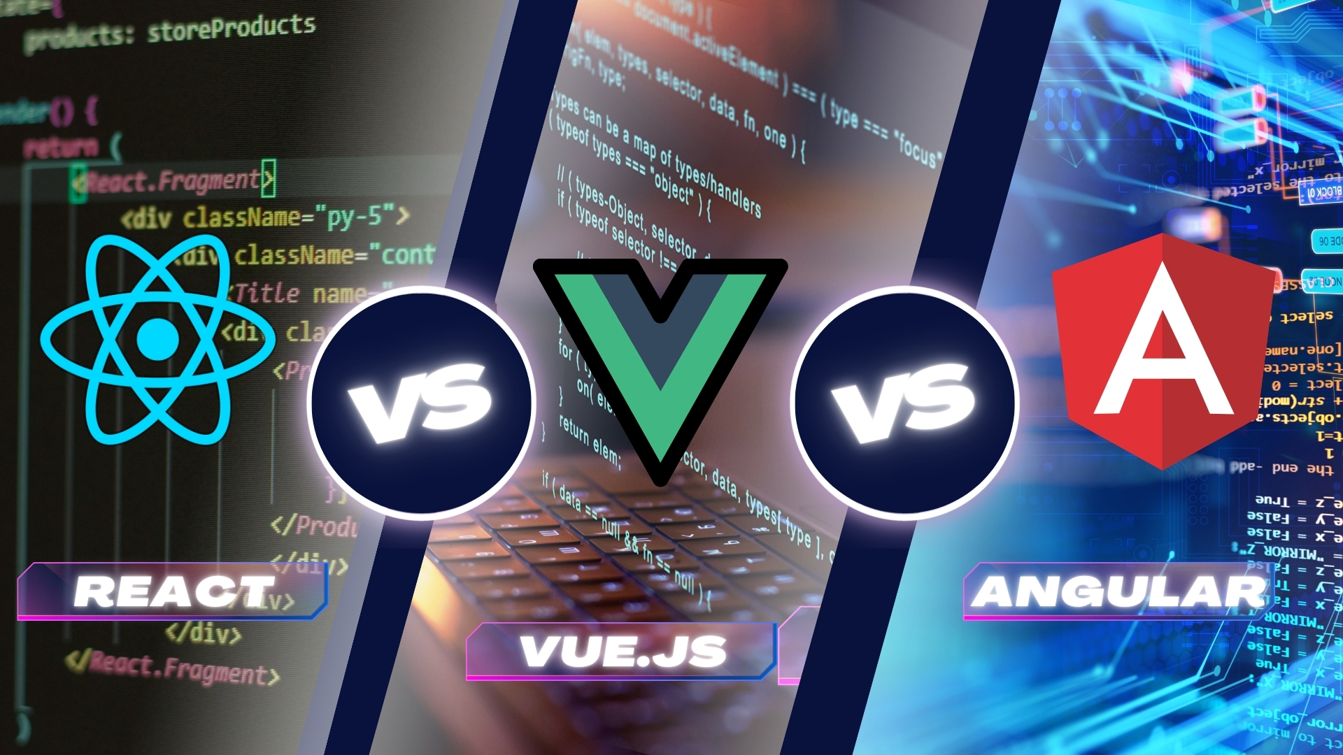react vs vue vs angular