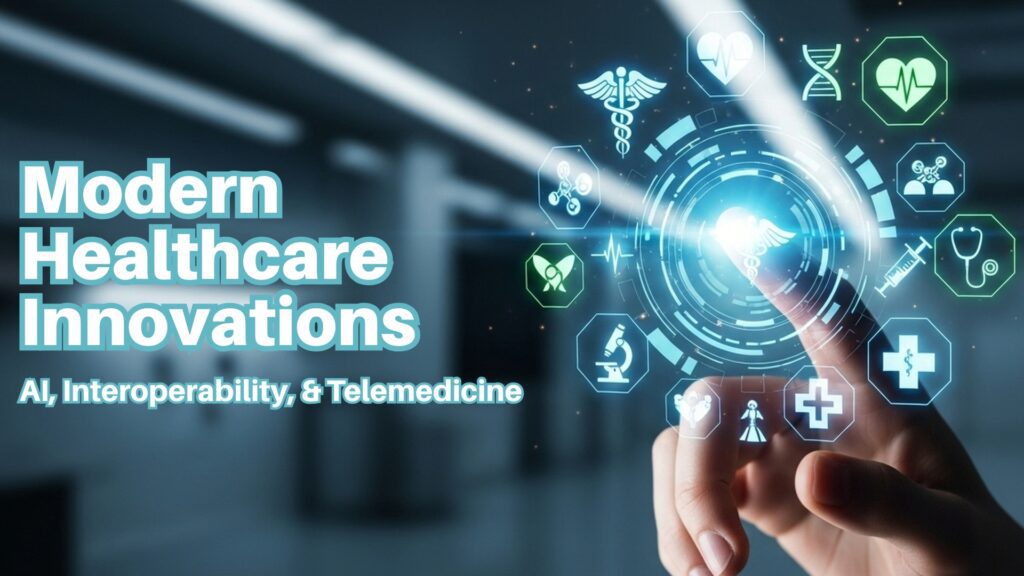 Modern Healthcare Innovations AI, Interoperability, & Telemedicine