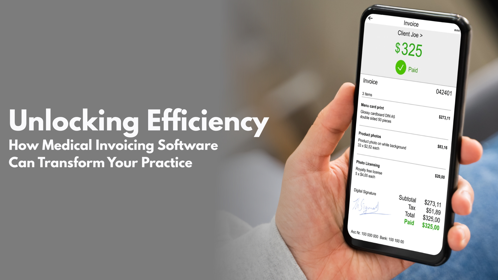 Unlocking Efficiency How Medical Invoicing Software Can Transform Your Practice